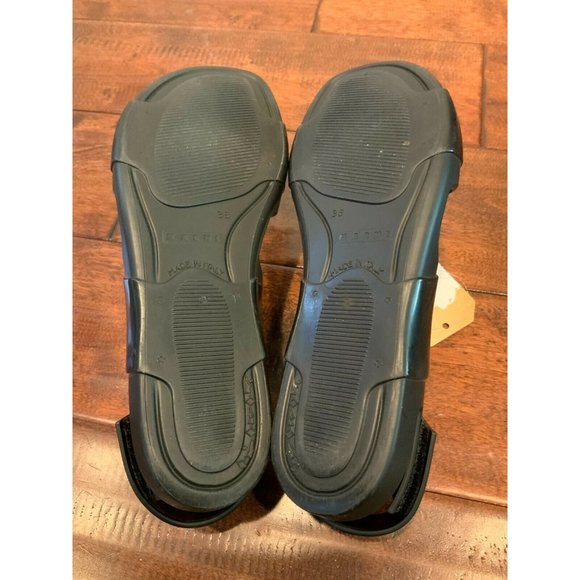 Marni Black Jelly Strappy Sandals W/ Hook & Loop Closure, Size 8 (US), 38 (IT) - Picture 7 of 8